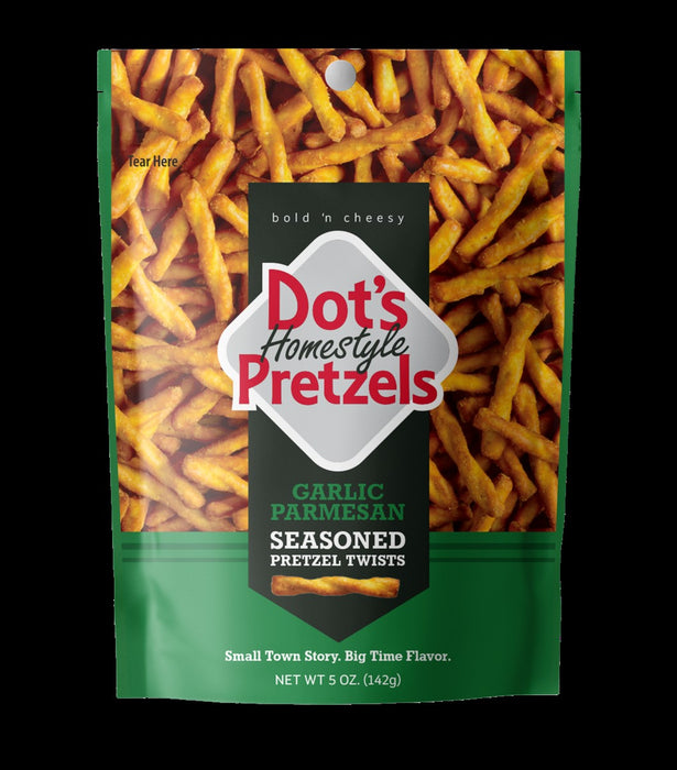 Dots Garlic Parm Pretzels 5 oz 10ct