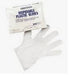 Clear poly disposable deli gloves large size, single-use food handling gloves for food service and deli counters