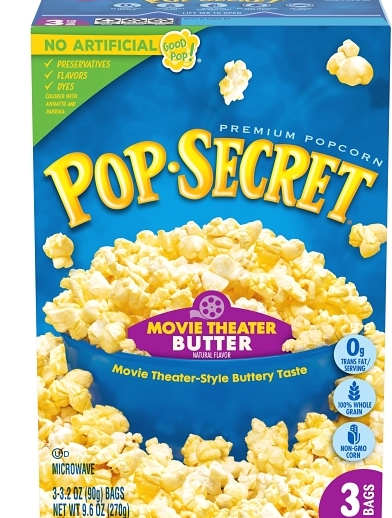 Pop Secret Movie Microwave 3.2 Popcorn 06ct