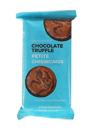 Chuckanut Bay Petites Chocolate Cheesecake Boxes 2 oz 04ct