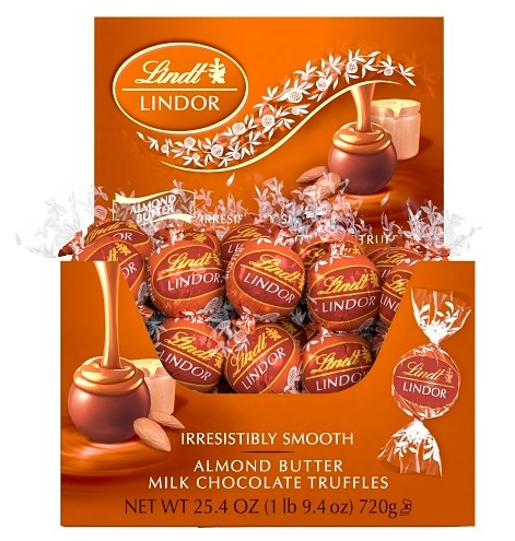 Lindt Truffles Almond Butter Milk Chocolate Boxes 60ct
