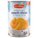 Yellow Cling Peaches in Juice 29 oz can front packaging