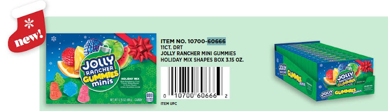 Jolly Rancher Gummies Original Flavors 3.15 oz bag with assorted fruit-flavored gummy candies