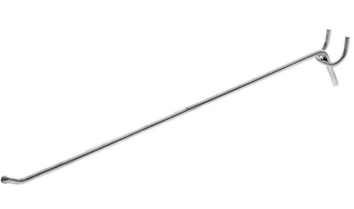Trion Industries 12 inch metal peg hook for pegboard and slatwall retail display fixtures