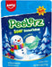 Amos Peelerz Sour Snowflakes Blue Raspberry sour candy, 12ct, with bold tangy sherbet flavor