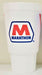Marathon 32 oz foam car cup with tapered car cup holder design for hot and cold beverages