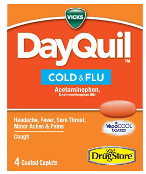Dayquil Lil Drugstore Severe 4pill Boxes 06ct