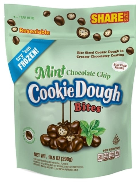 Cookie Dough Bites Mints Peg Bags 10.5 oz 8ct