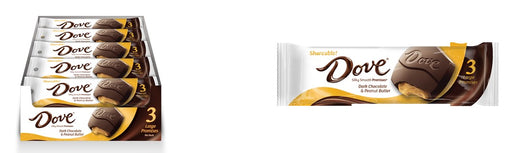 Dove Dark Chocolate Peanut Butter King Size bar front packaging wholesale display