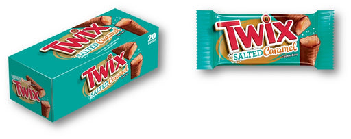 Twix Salted Caramel Chocolate Bar 1.41 oz individually wrapped bar front packaging