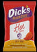 Dick's Chips Hot & Spicy Potato Chips 2.75 oz bag with bold spicy seasoning