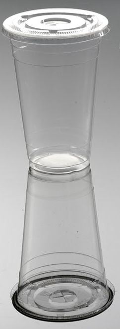 Walco Clear Plastic PET Cup 20 oz disposable cup wholesale case of 1000