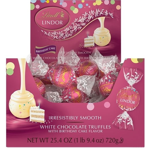 Lindt Truffles Birthday Cake Boxes 60ct