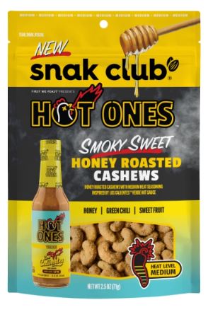 Snak Club Hotones Smoky Sweet Cashew 2.5 06ct
