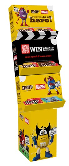 M&M Mixed King Size Floor Powerwing 144ct