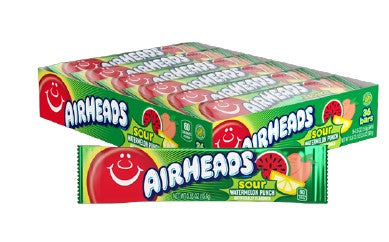 Airheads Sour Watermelon Peach Boxes 36ct