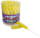 Color Splash Twisty Pops Lemon Yellow mini unicorn lollipops, 4.5 inches tall, 30-count tub