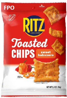 Ritz Toasted Chips Sweet Habanero 2.5 Bag
