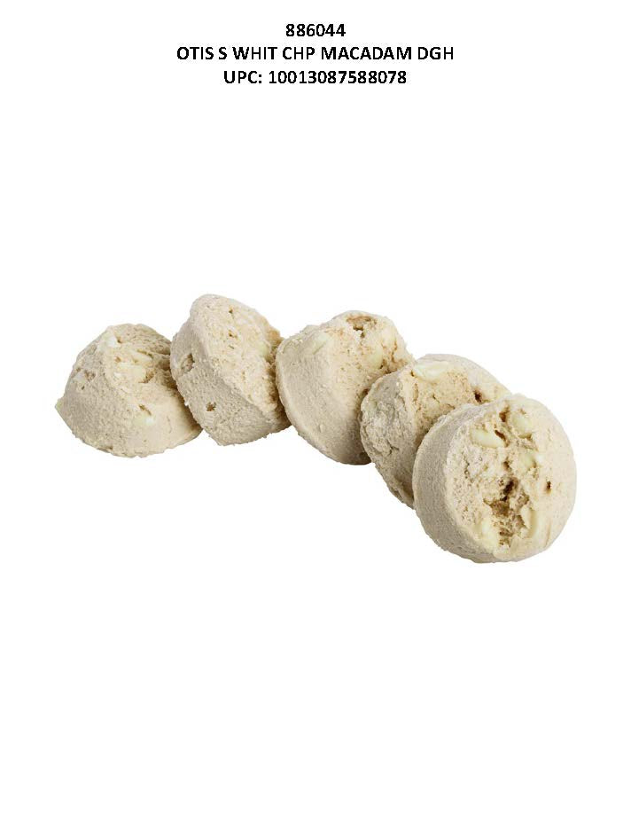 Otis Spunkmeyer Cookie Dough White Chocolate Chip Macadamia 240ct