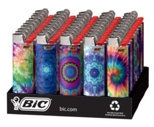 BIC Lighter Psychedelic Boxes 50ct
