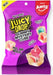Juicy Drop Mystery Gummy Cubes Wild Berry bag with peelable strawberry outer gummy and surprise fruit-flavored animal gummy inside