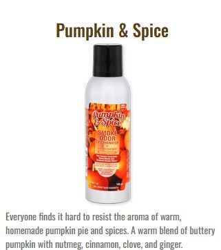 Smoke Odor Exterminator Spray Pumpkin & Spice Boxes 7 oz 12ct