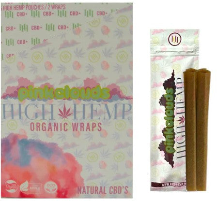 High Hemp Wrap Pink Clouds Packs 50ct