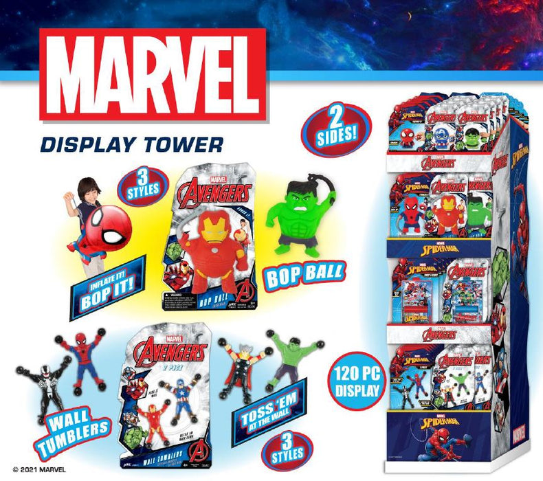 Jaru Marvel Floor Display Shippers 120ct