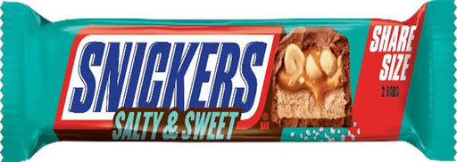 Snickers Salty Sweet King Size Candy Bar 2.79 oz — chocolate, peanuts, caramel with a salty-sweet twist