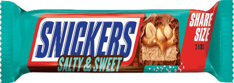 Snickers Salty Sweet King Size Candy Bar 2.79 oz — chocolate, peanuts, caramel with a salty-sweet twist
