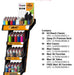 BIC Disposable Lighter 4-Tier Display 232-count wholesale retail floor display