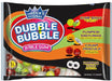 Double Bubble Combo Gumball 12 oz bag with approximately 54 individually wrapped classic and Lime Slime-filled bubble gum balls