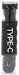 XG USB-C to USB-C braided cable in black, 5-foot length, for smartphones and tablets
