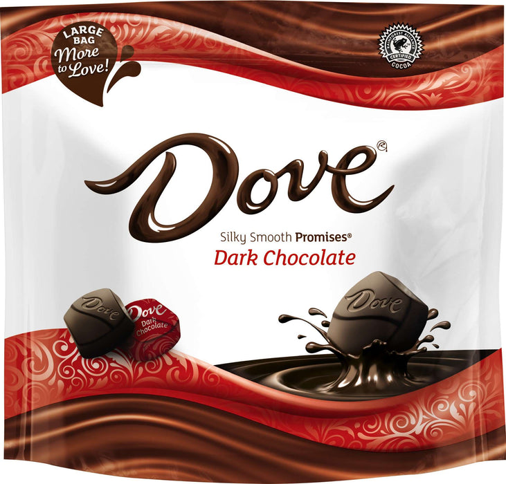 Dove Dark Chocolate Promise Peg Bags 14.08 oz (Pack of 8)