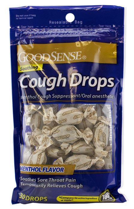 Goodsense Cough Drops Menthol Peg Bag 30 oz
