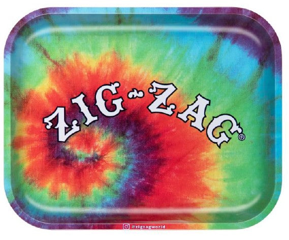 Zig Zag Rolling Tray Large Tye Dye
