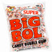 Albert's Super Big Bol Bubble Gum bag containing 120 oversized fruity gumballs