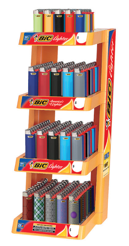 BIC Lighter Display 4tier Counter 240ct