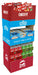 Kellanova Core Mixed Snack Shipper floor display featuring 130 assorted best-selling Kellanova snack products