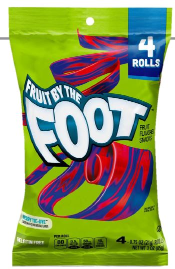 Froot By The Foot Berry Tye Dye Peg Bag