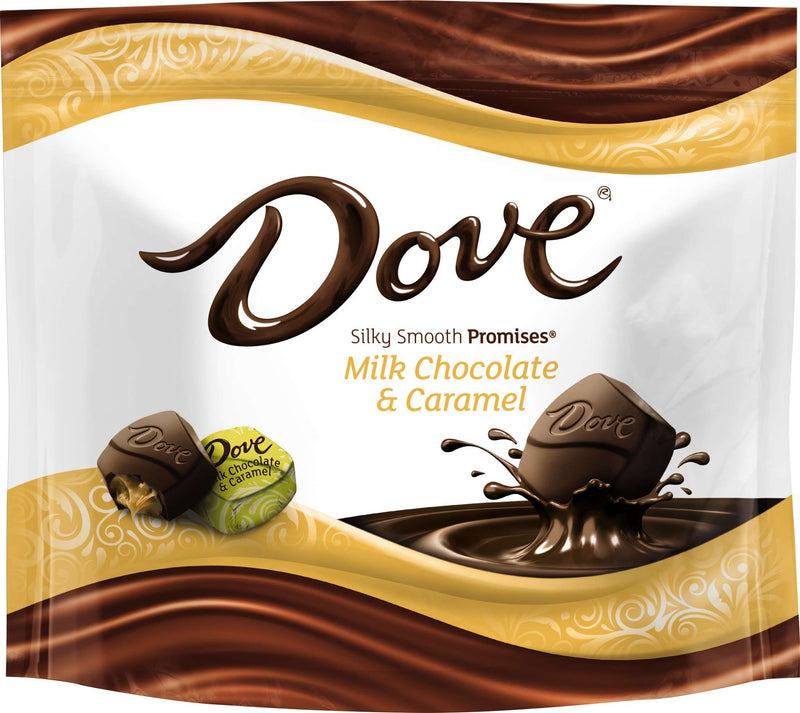 Dove Gold Milk Chocolate Cream Promise Peg Bags 6.74 oz 08ct