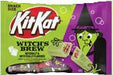 Kit Kat Witch's Brew Halloween Laydown Bar 9.8 oz with 22 individually wrapped crispy wafer chocolate pieces in festive packaging