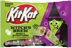 Kit Kat Witch's Brew Halloween Laydown Bar 9.8 oz with 22 individually wrapped crispy wafer chocolate pieces in festive packaging