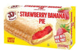 JJ's Strawberry Banana Pie, golden flaky pastry with fruity strawberry banana filling, 12ct box