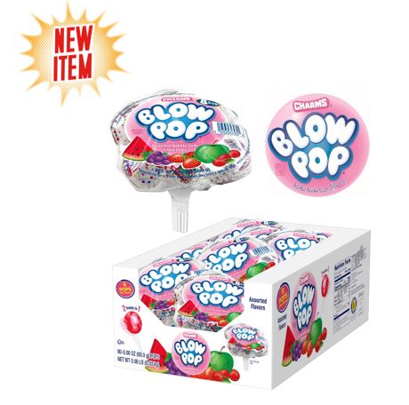 Charms Blowpop Bunch Pops Boxes Displays 12ct