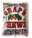 Albert's Grape Fruit Chews 21.1 oz bag with 240 individually wrapped purple grape-flavored candy chews