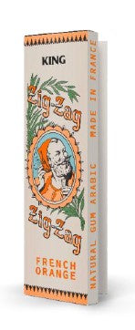 Zig Zag French Orange Vintage King Size Rolling Papers 24ct