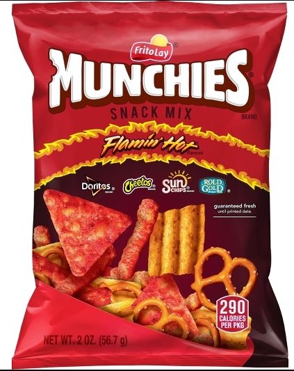 Munchies Flamin Hot 2 Snack Mix 64ct