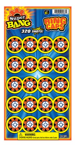 Jaru Super Bang 320 Shots Ring Caps Card