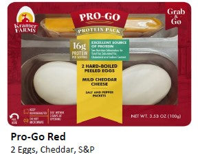 Pro Go Protein 2 Eggs/ Cheddar Cheese S&p 12ct